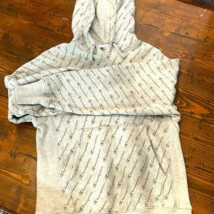 Grey champion hoodie